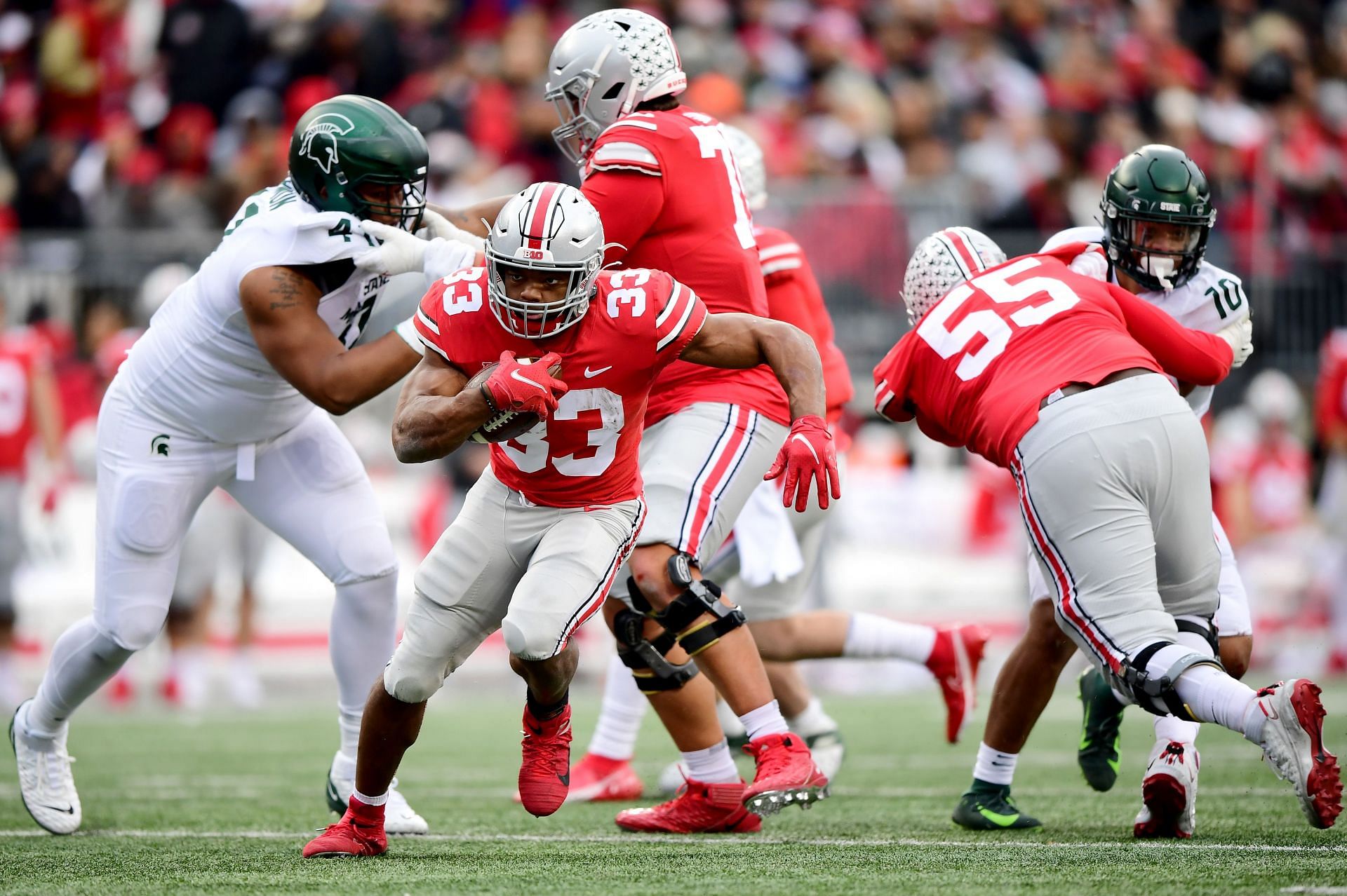 Michigan State v Ohio State was a blowout for the Buckeyes