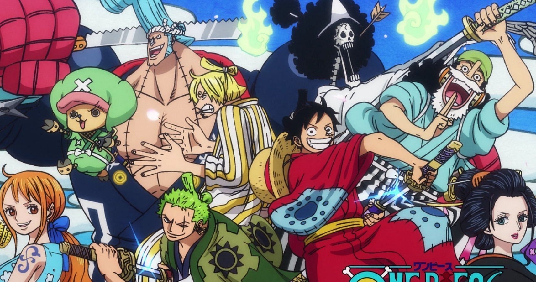 one piece side blog — the straw hat pirates in ep. 1000