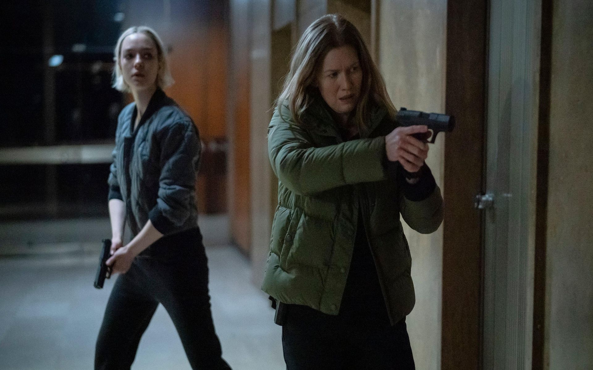 Still from Prime Video&#039;s Hanna starring Esme Creed-Miles and Mireille Enos (Image via Prime Video)