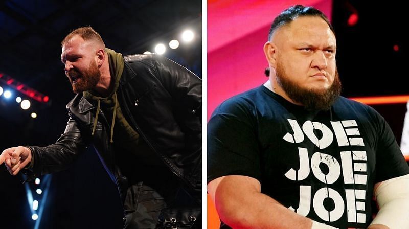 Jon Moxley (L) and Samoa Joe (R)