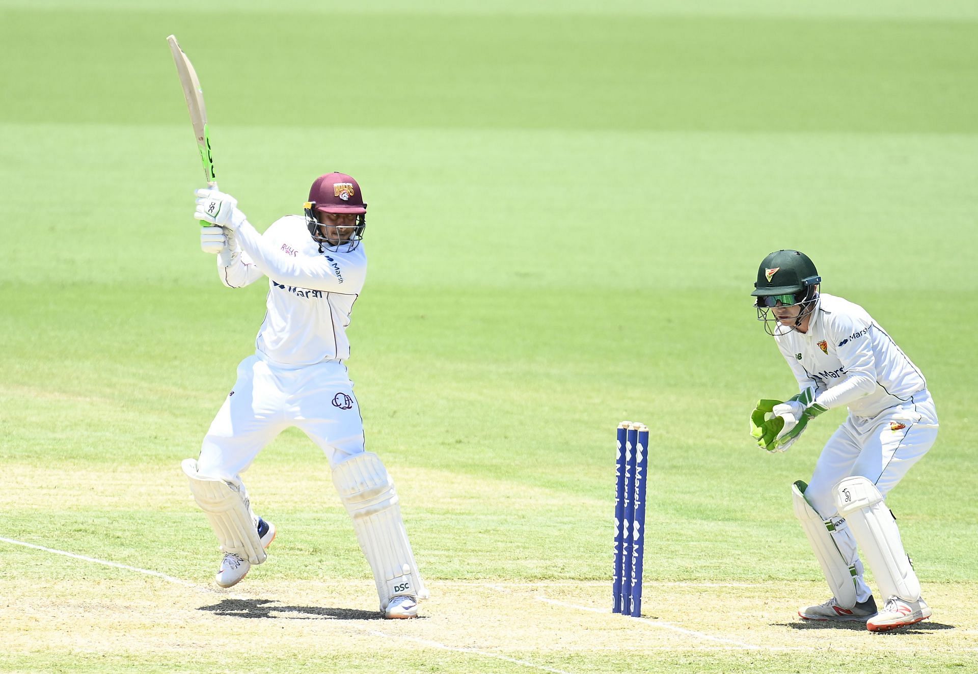 Sheffield Shield - QLD v TAS: Day 2