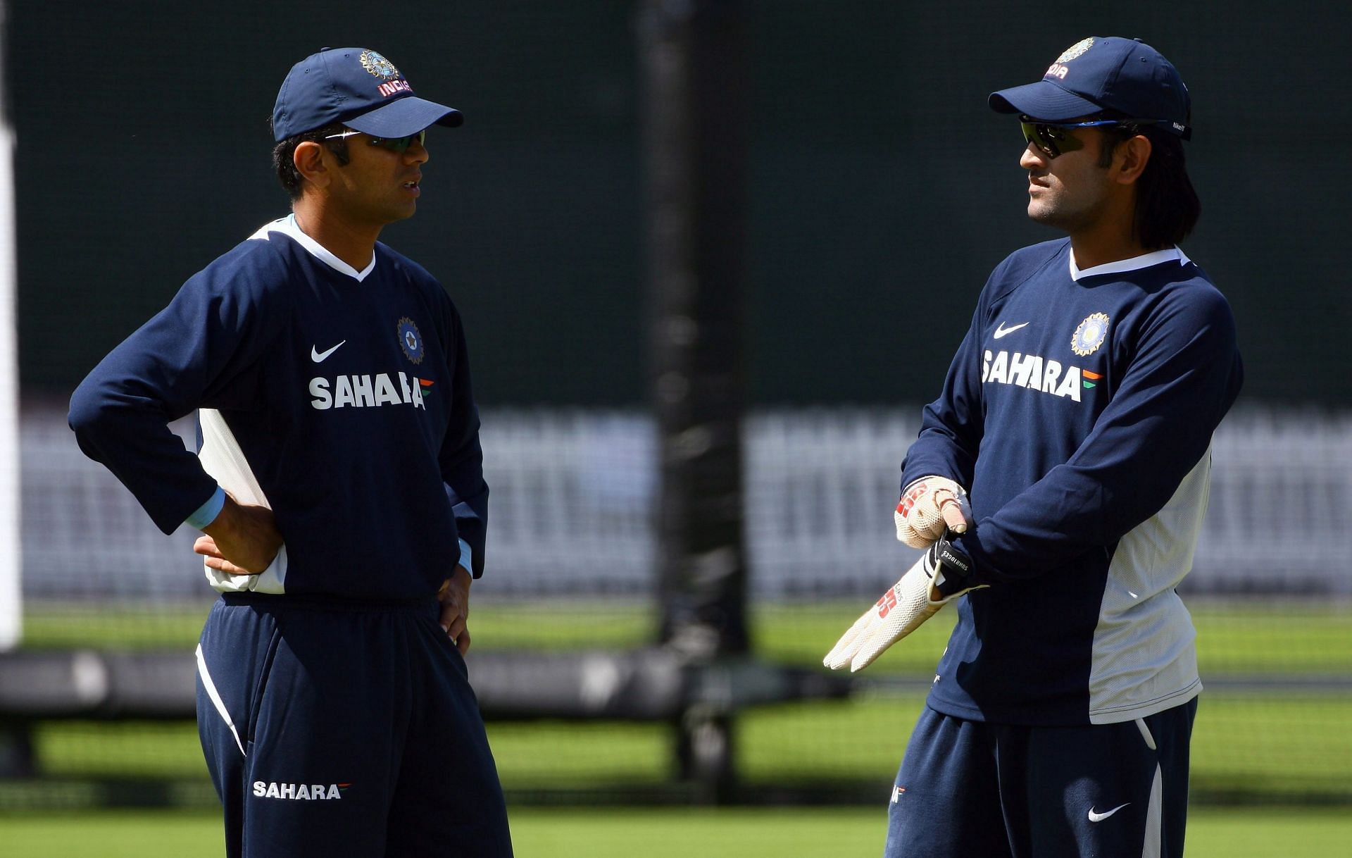 Rahul Dravid and MS Dhoni. Pic: Getty Images