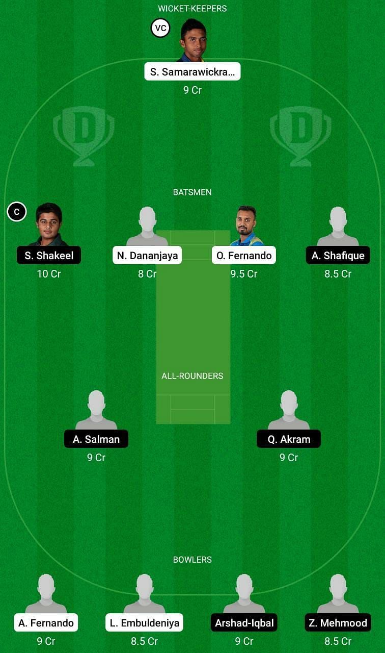 SL-A vs PKS Dream11 Fantasy Tip #2