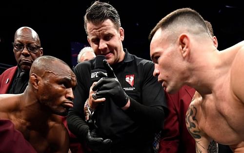 Kamaru Usman vs. Colby Covington [Photo via @ufceurope on Instagram]