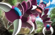 Drapion's Pokedex entry states that its head can rotate 180 degrees in order to eliminate blind spots. It also states that Drapion's claws release poison and have the power to shred through a car. (Image via The Pokemon Company)