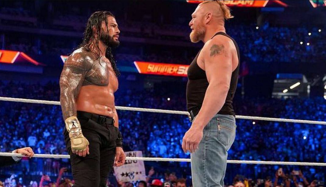 Roman Reigns and Brock Lesnar faced off previously at Crown Jewel