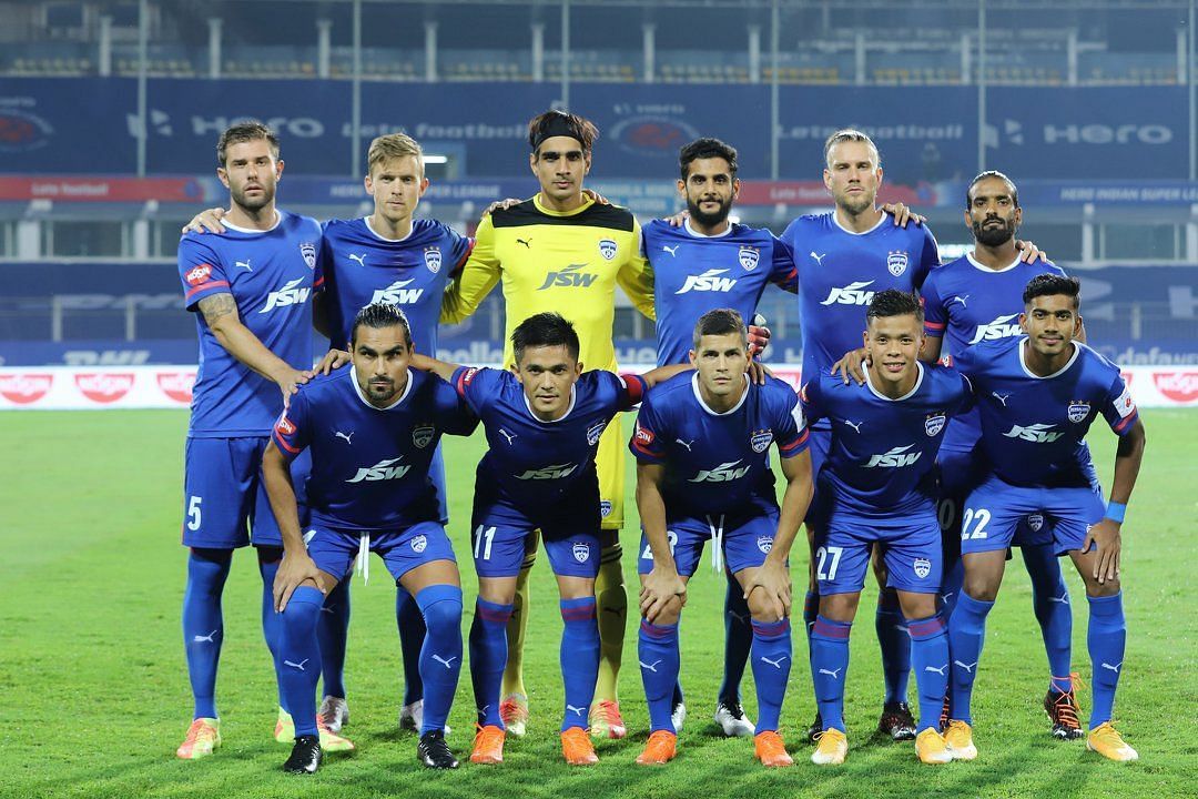 The Bengaluru FC team poses for a photo - Image: ISL Media