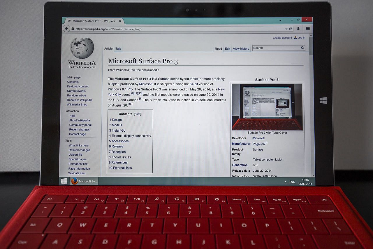 A Microsoft Surface Pro 3 (Image via Wikipedia)