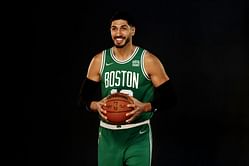 Watch: “I am proud to be an American” – Boston Celtics’ center Enes Kanter Freedom seen taking oath as US citizen