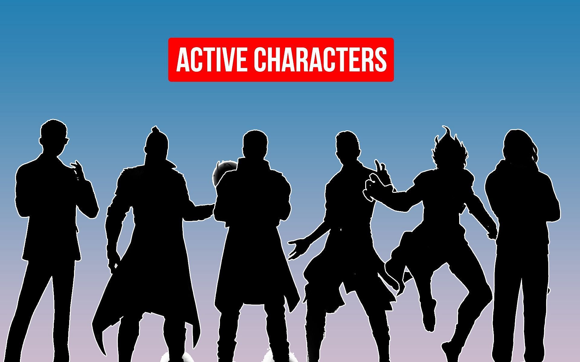 Characters having active abilities (Image via Sportskeeda)