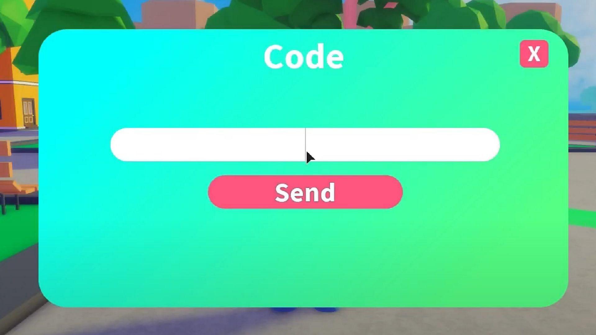 The code redemption page for Shonen Verse (Image via Roblox)