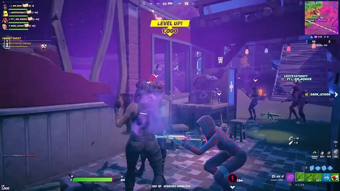 "The most I've played is 22 hours": Fortnite Level 1000 player explains his XP method in Chapter 2 Season 8
