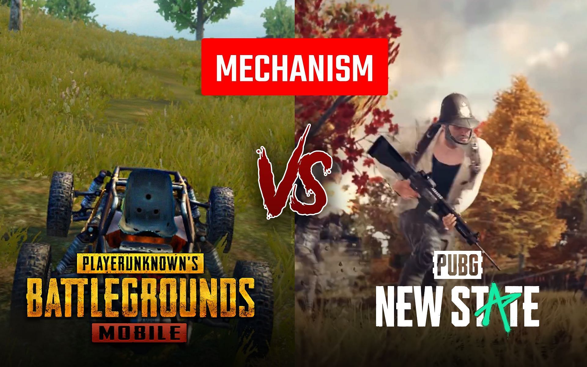Assessing the game mechanics in PUBG Mobile and PUBG New State (Image via Sportskeeda)