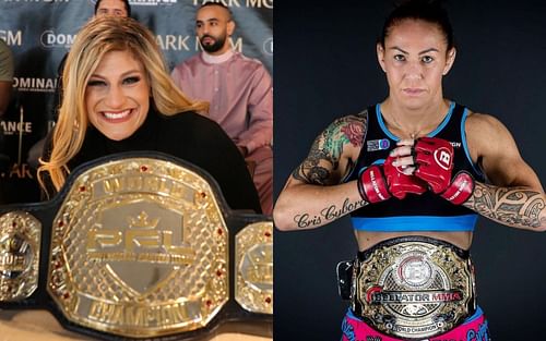 Kayla Harrison(right) Image courtesy: Instagram @ judokayla; Cris Cyborg (left) via criscyborg.