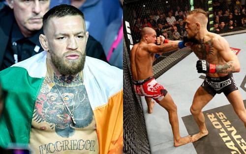 Conor McGregor (left); Brandao vs. McGregor (right)