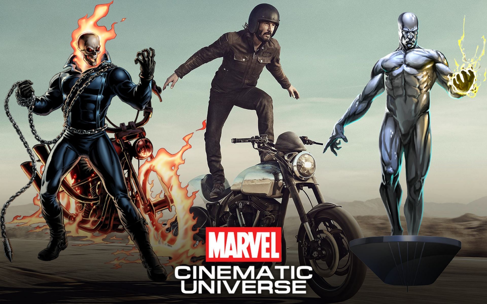 Keanu Reeves interested to join MCU (Image via Arch Motorcycle, and Marvel Comics)