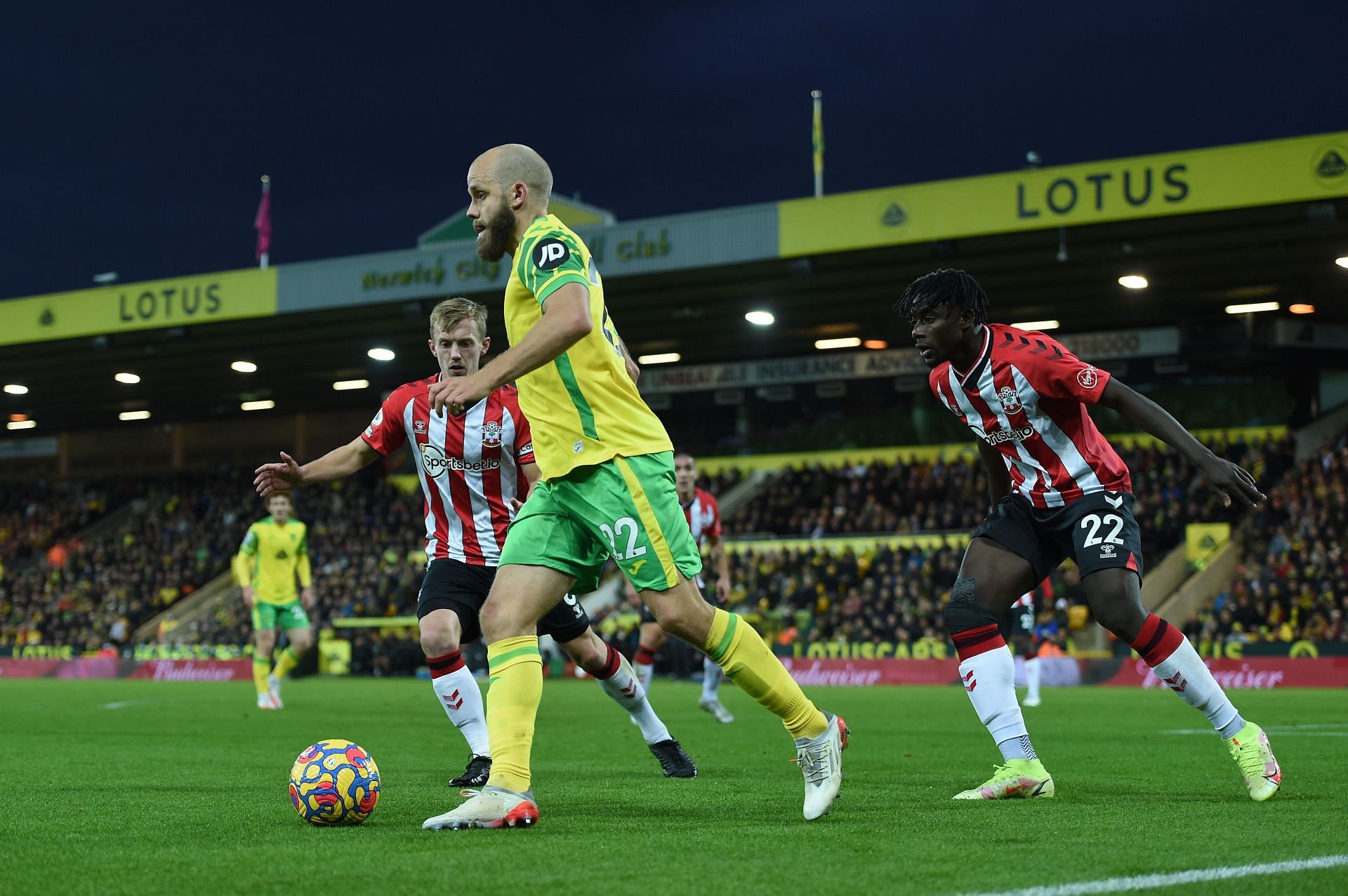 Pukki in action against Southampton