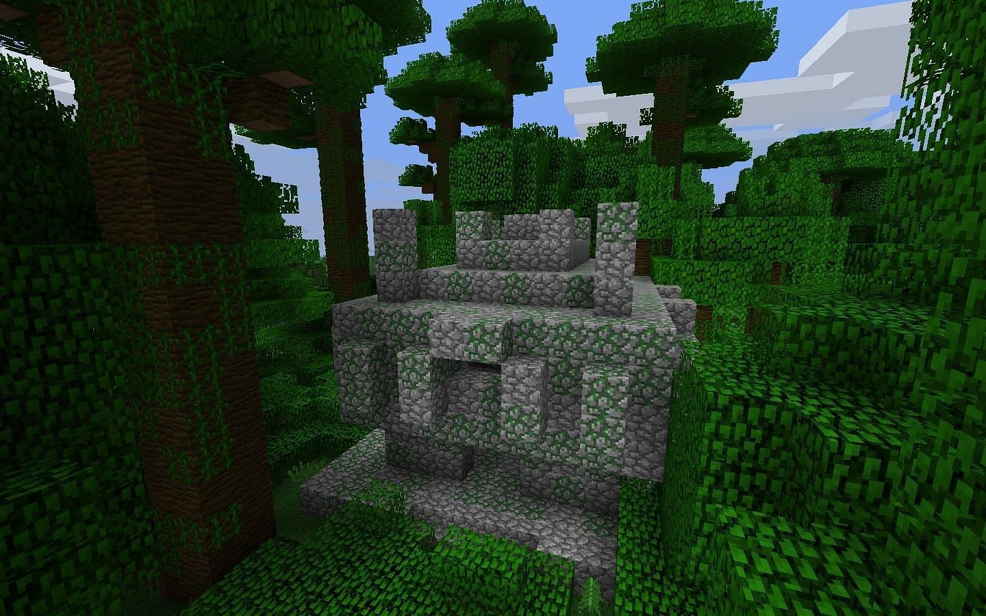 A Jungle Temple (Image via Minecraft)