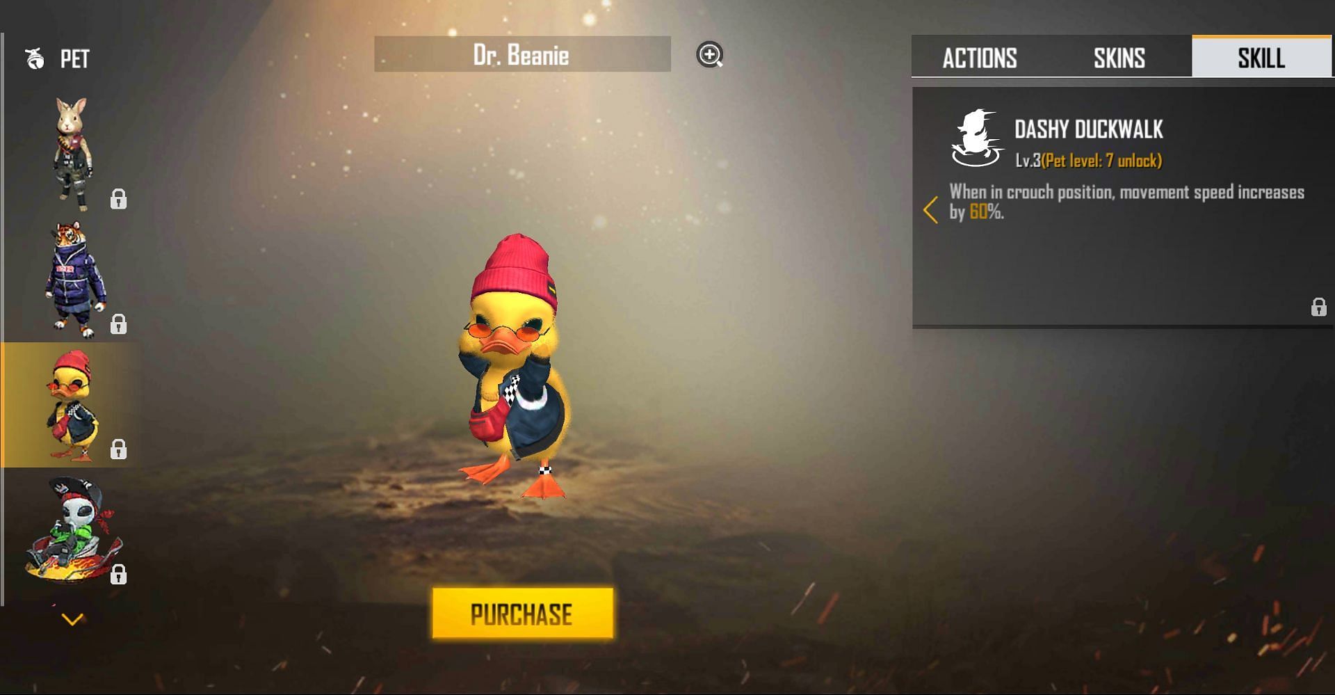 Dr. Beanie pet (Image via Free Fire)