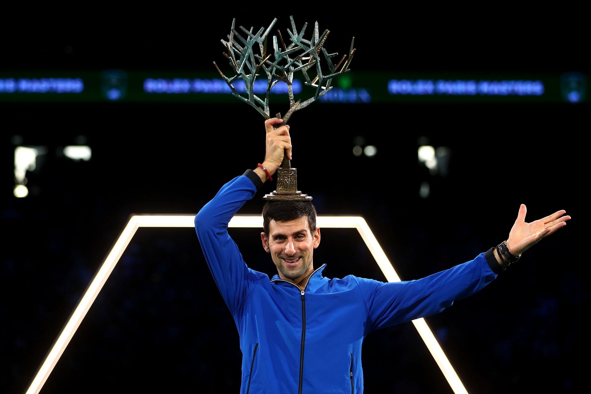 Novak Djokovic is a five-time champion at the Rolex Paris Masters