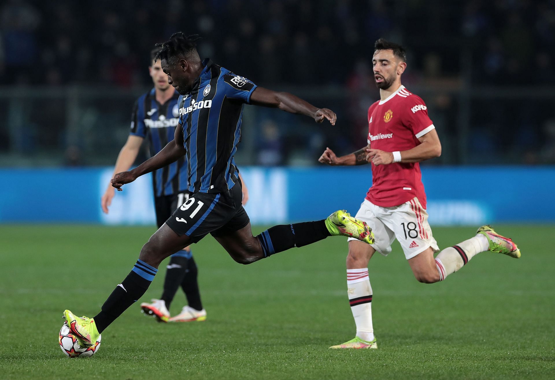 Atalanta were much the dominant side in their UEFA Champions League game against Manchester United