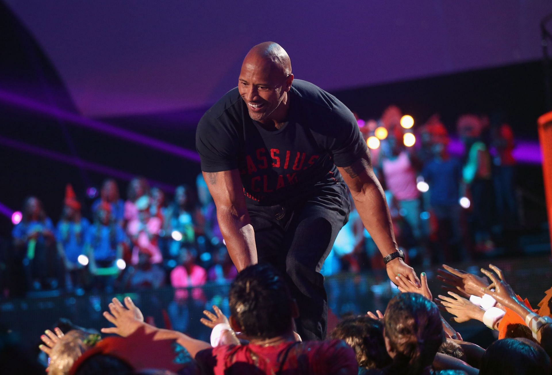 Dwayne &quot;The Rock&quot; Johnson at the Nickelodeon Kids&#039; Choice Sports Awards 2014 - Show