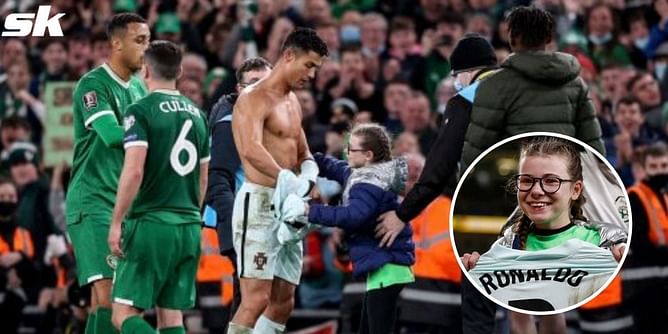 "This is my dream, it's finally coming true" - 11-year-old pitch invader who received Cristiano Ronaldo's jersey opens up about incident, reveals he told guards to let her go