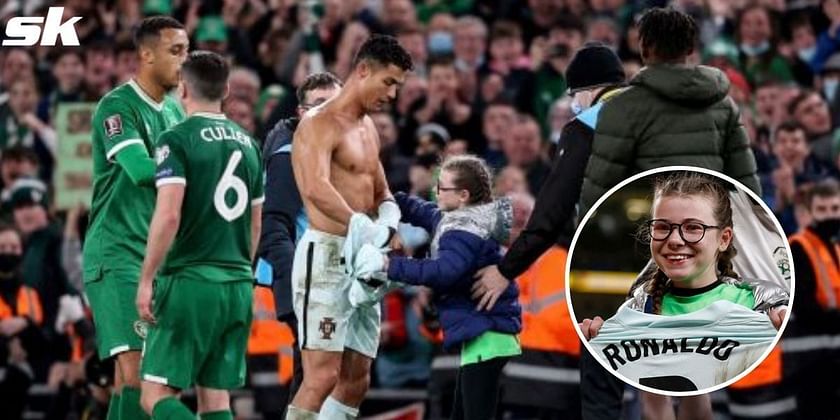 Cristiano Ronaldo makes 11-year-old Ireland fan's 'dream come true