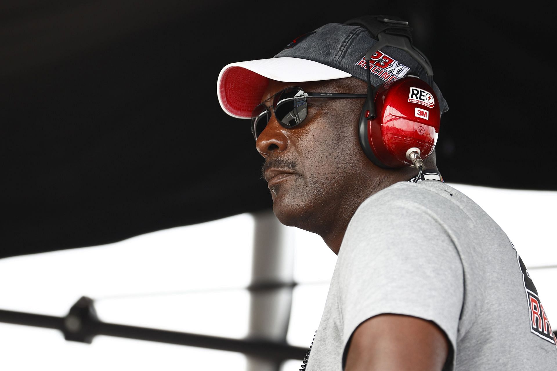 Retired NBA Hall of Famer Michael Jordan watches on as his 23XI Racing team compete in the NASCAR Cup series.