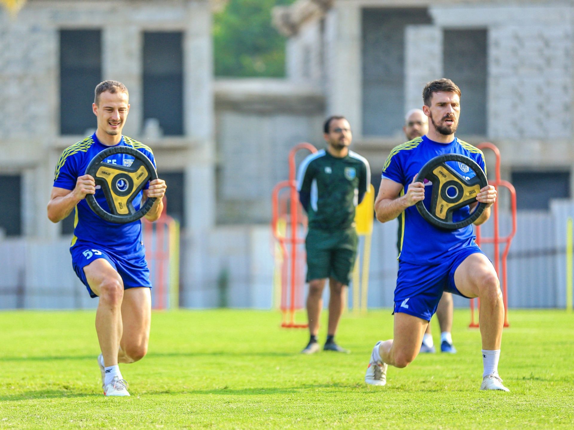 Marko Leskovic and Enes Sipovic will marshal the central defence for Kerala Blasters