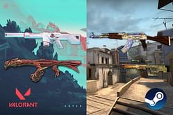 Valorant vs CS: GO - How does the cosmetic market work in the two tactical shooters?