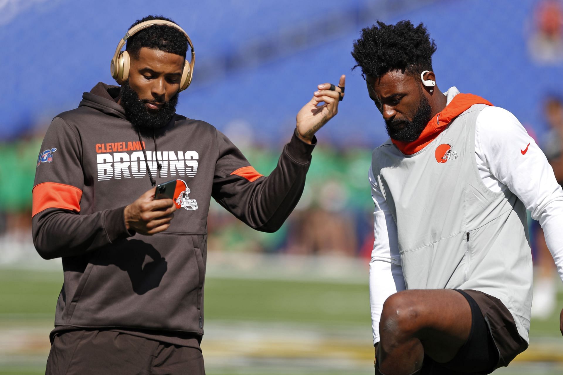 Odell Beckham Jr gets message from ex-Browns teammate Jarvis