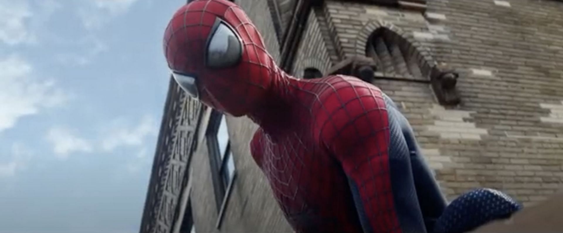 The Spider-Man suit in the film (Image via Sony)