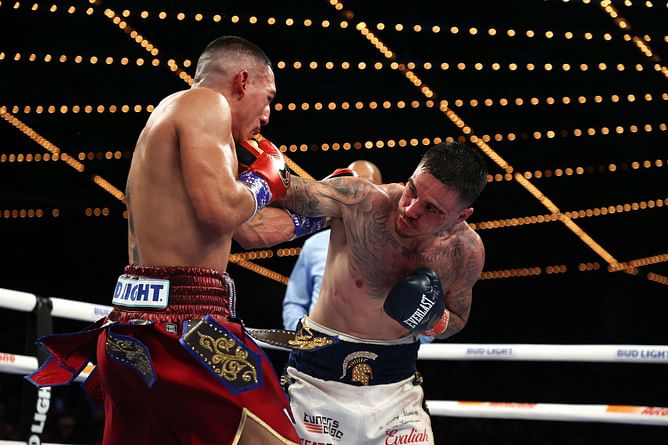 Who won the fight between Teofimo Lopez and George Kambosos Jr. (27th November 2021)?