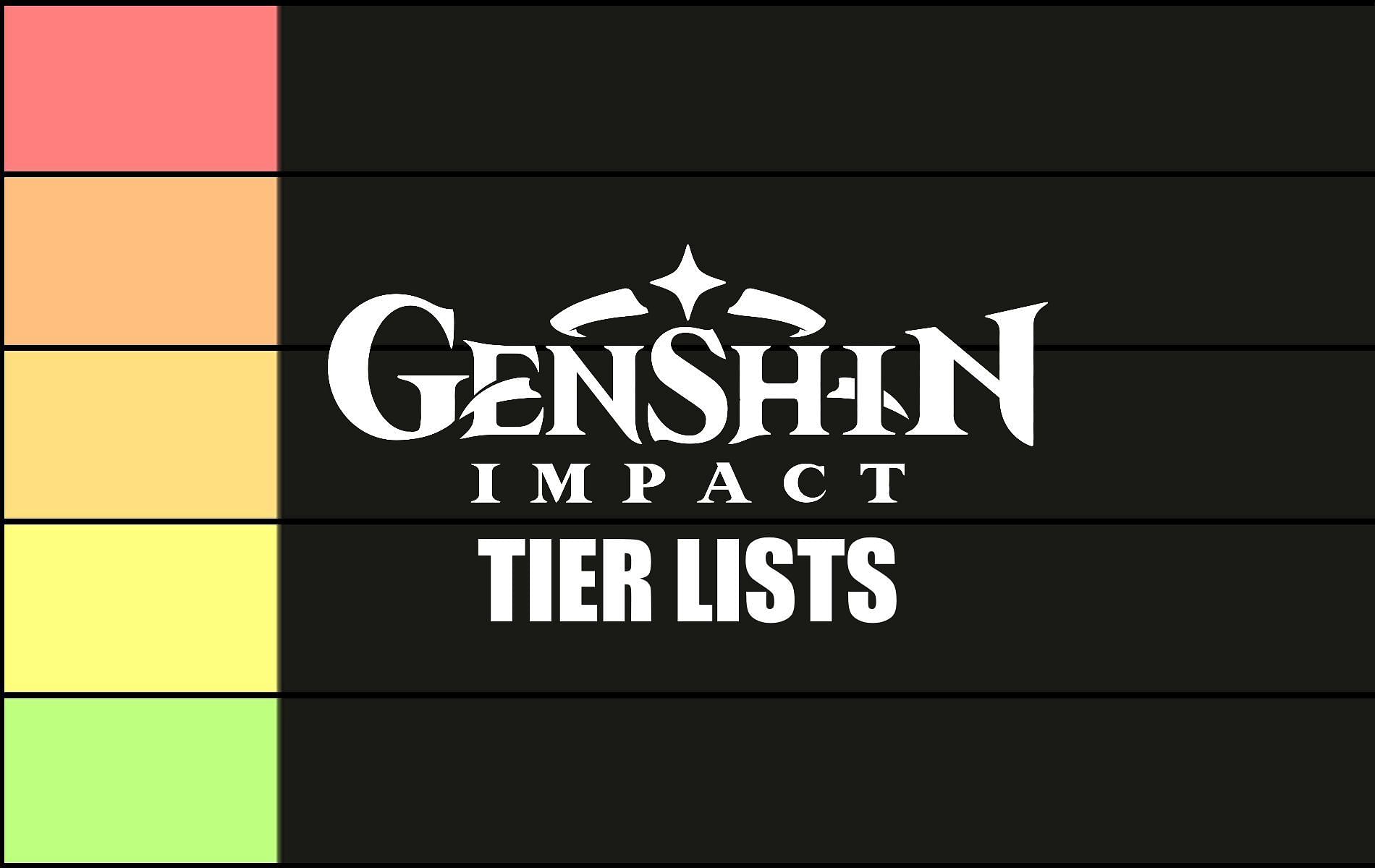 Making a tier list is pretty easy for a Genshin Impact fan (Image via Sportskeeda)