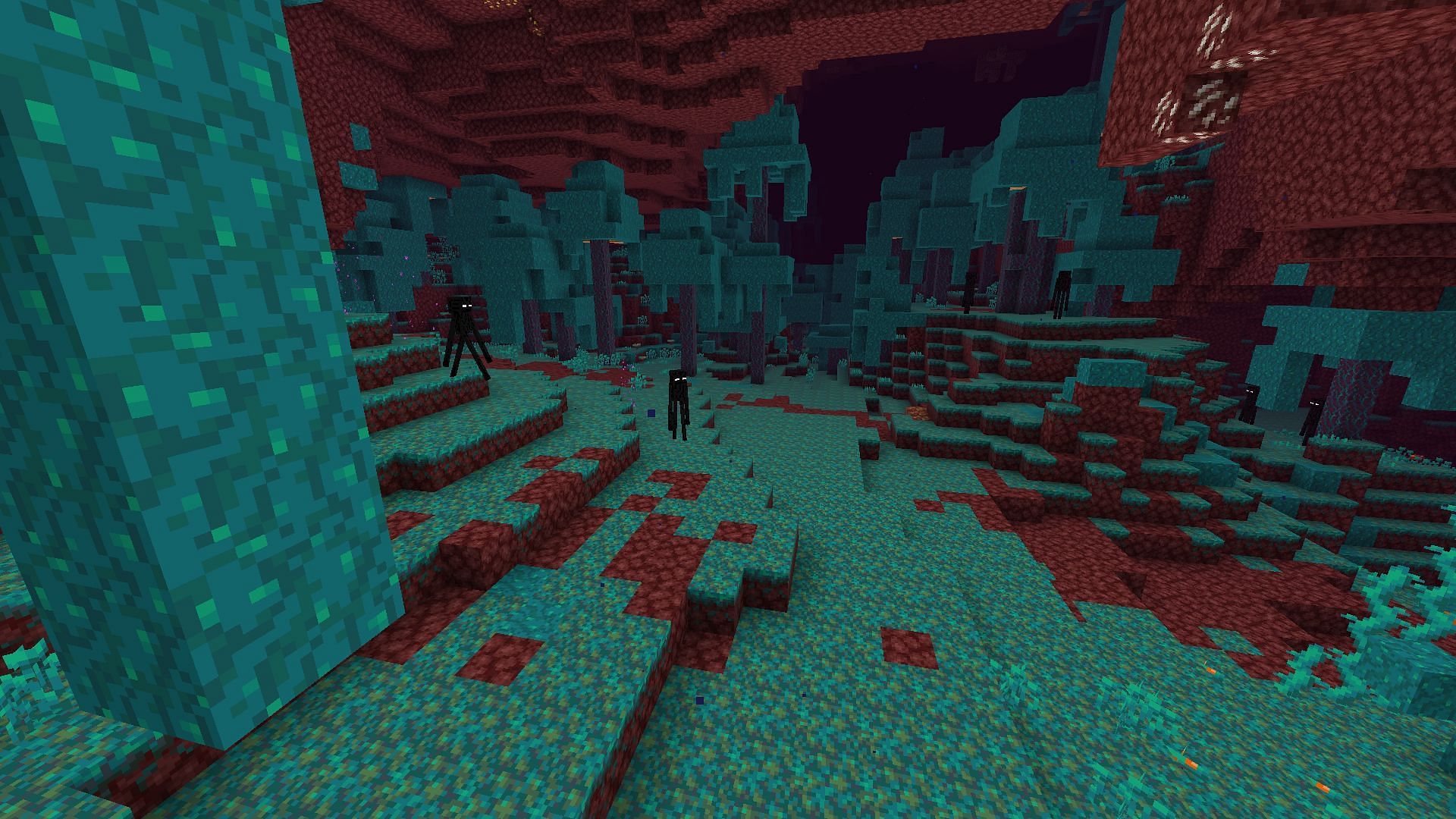 Warped Forest (Image via Minecraft)