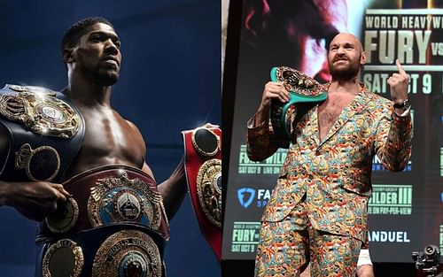 Anthony Joshua (left), Tyson Fury (right) [Images Courtesy: @anthonyjoshua @gypsyking101 on Instagram]