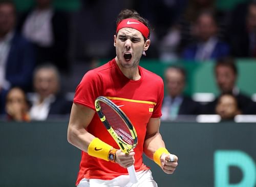 Rafael Nadal at the 2019 Davis Cup