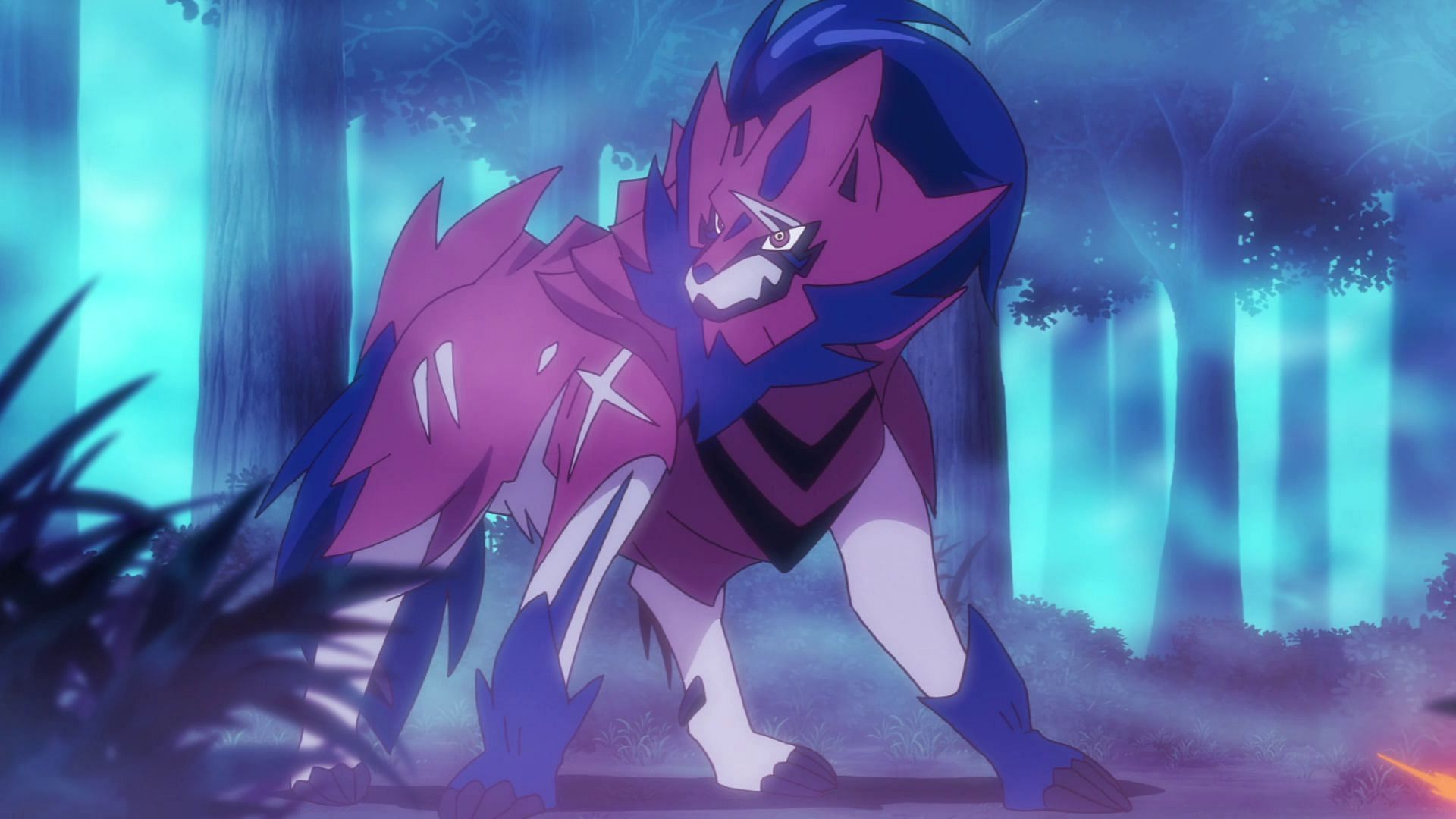 Zamazenta in the anime. (Image via The Pokemon Company)