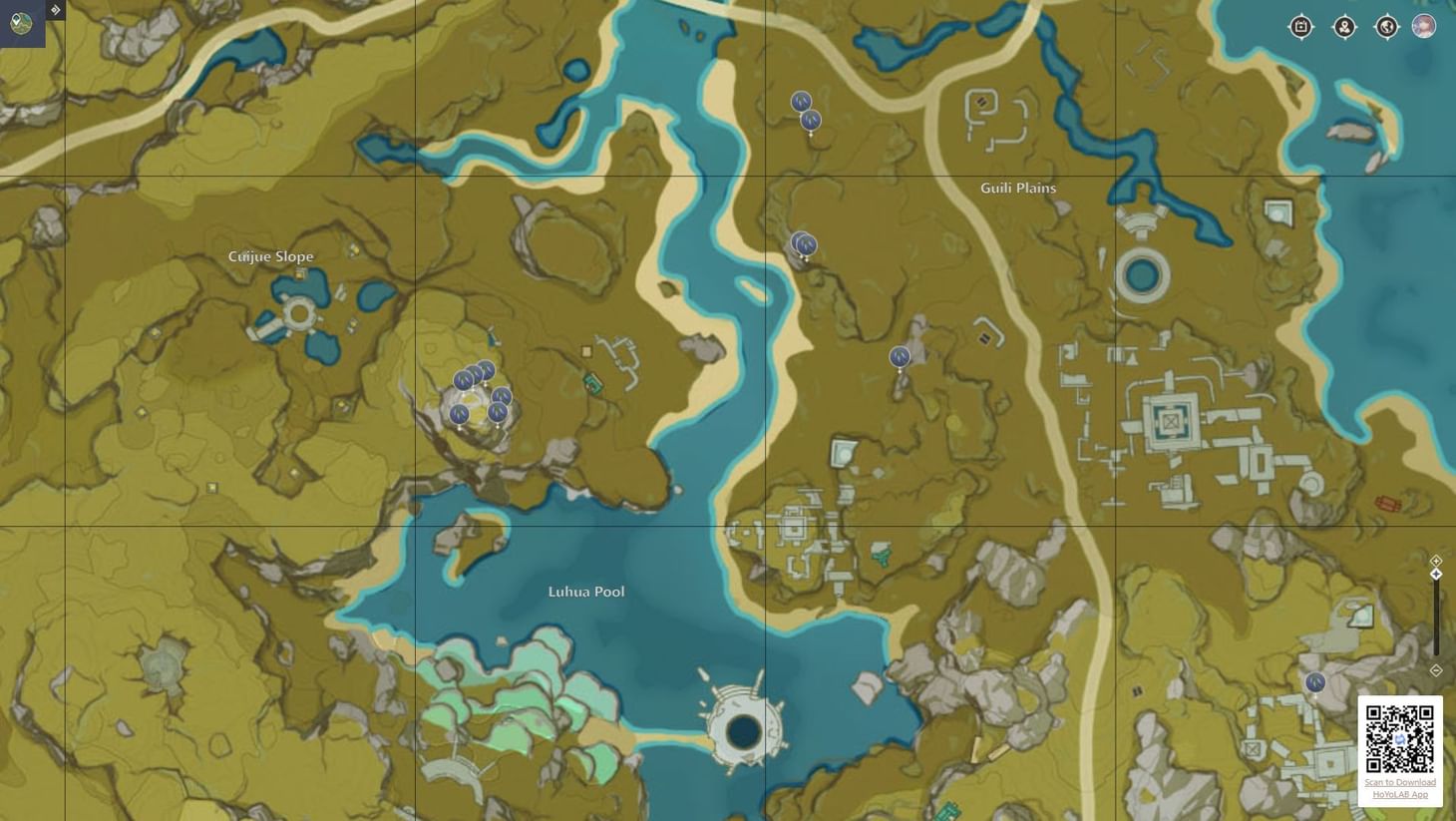 All Violetgrass locations in Genshin Impact