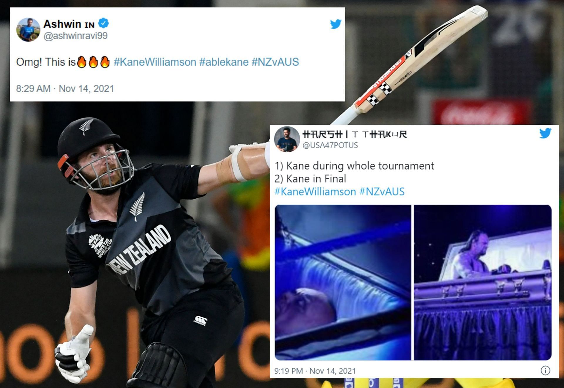 Twitterati heaps praise on Kane Williamson for his sensational knock in the 2021 T20 World Cup final