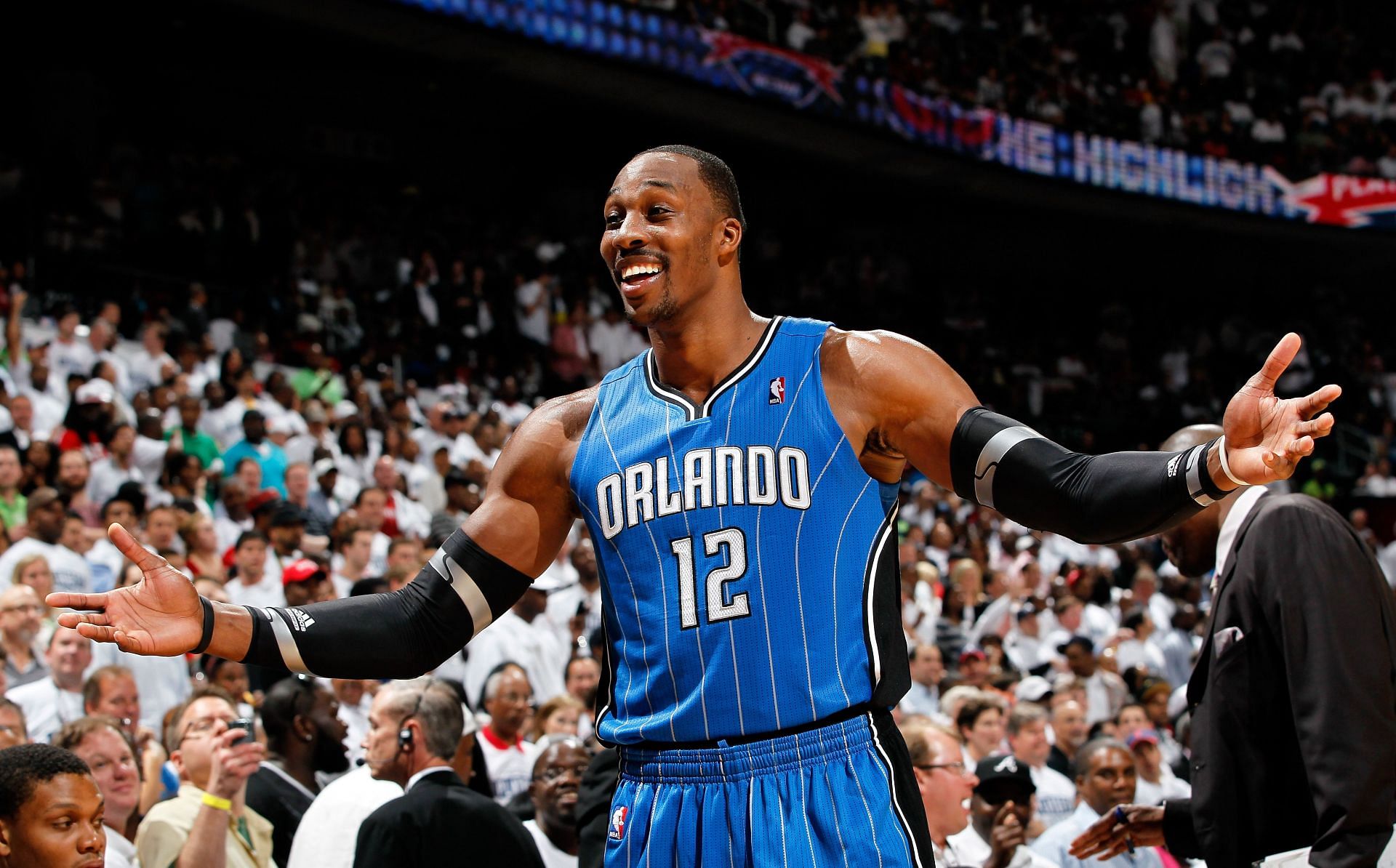 Dwight Howard played for the Orlando Magic for eight seasons