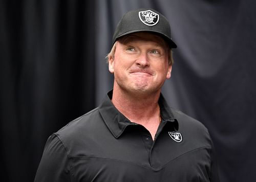 Former Las Vegas Raiders head coach Jon Gruden