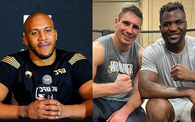 "I love this guy, he's really good" - Ciryl Gane believes it was a good idea for Francis Ngannou to train with GLORY heavyweight champion Rico Verhoeven