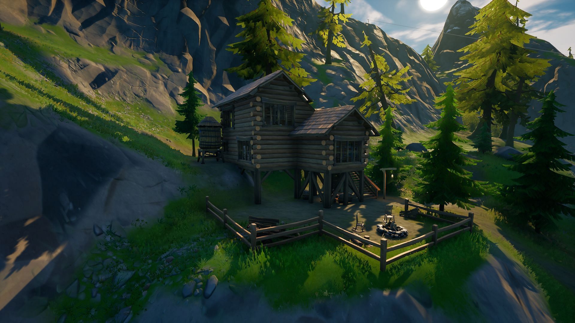 Lumber Lodge in Fortnite Chapter 2 Season 8 (Image via Epic Games)