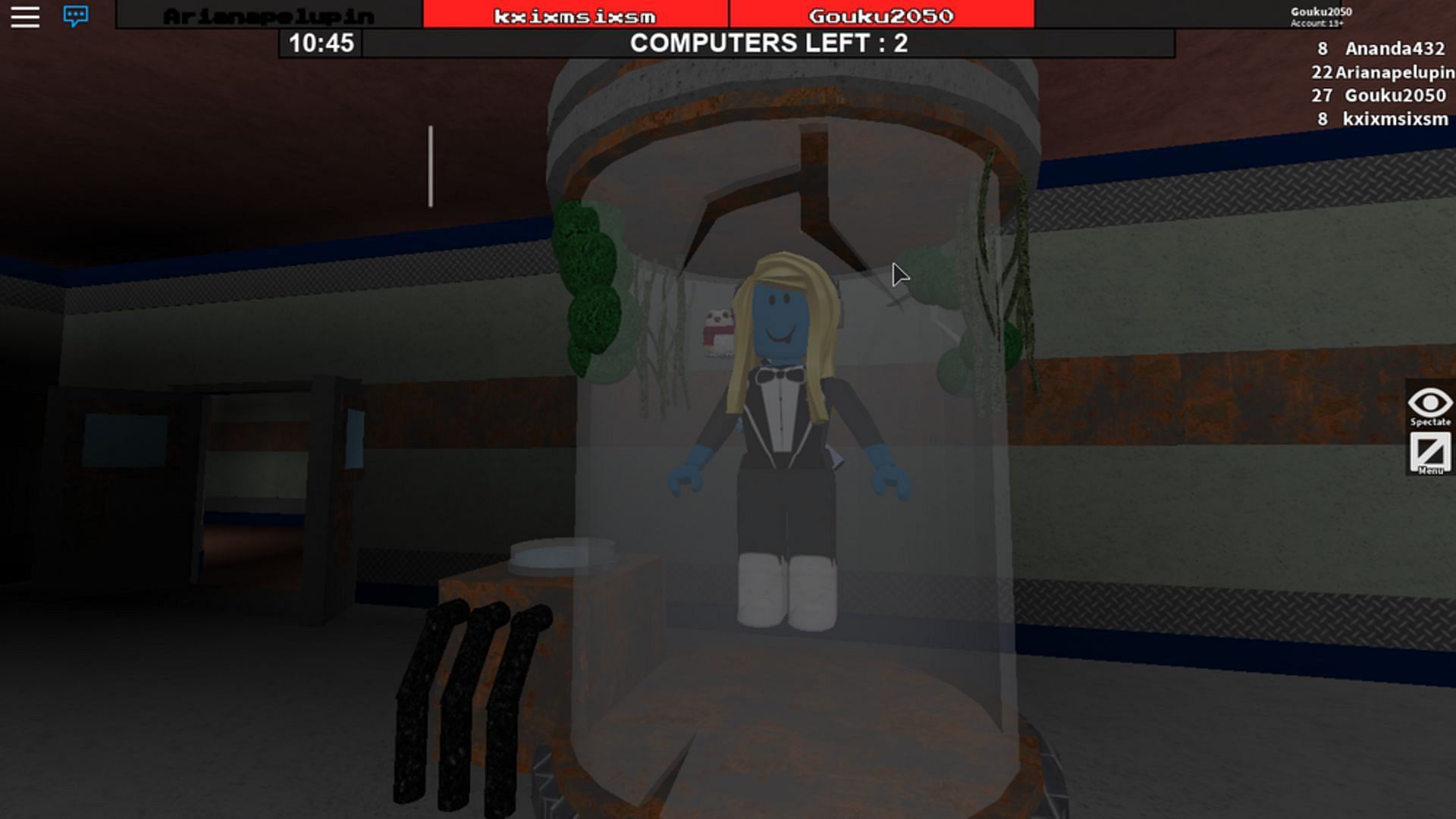 How to use a freeze pod in Roblox Flee the Facility