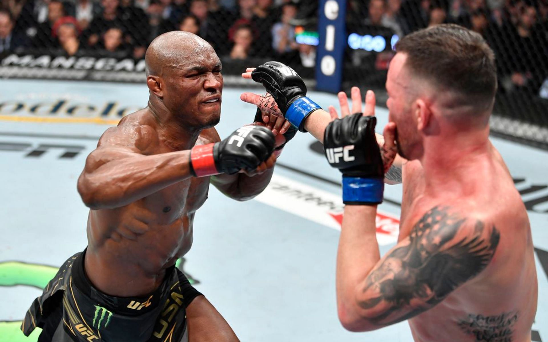 Kamaru Usman picked up his second win over Colby Covington at UFC 268 last night