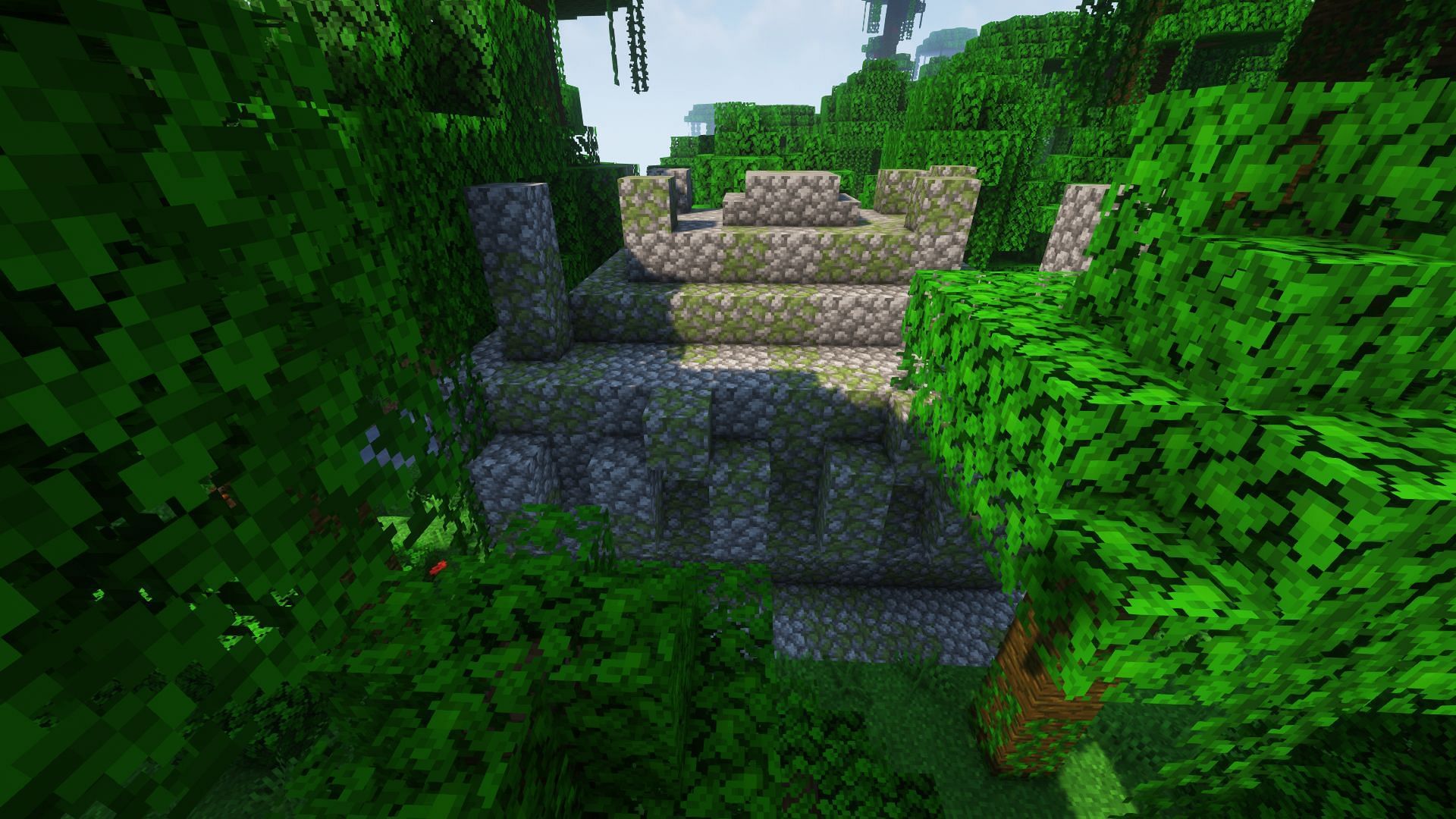 A Jungle Pyramid (Image via Minecraft)