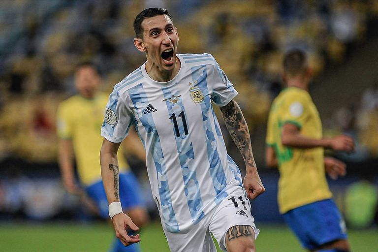 Angel Di Maria scored the winner against Brazil in the Copa America 2021 final.