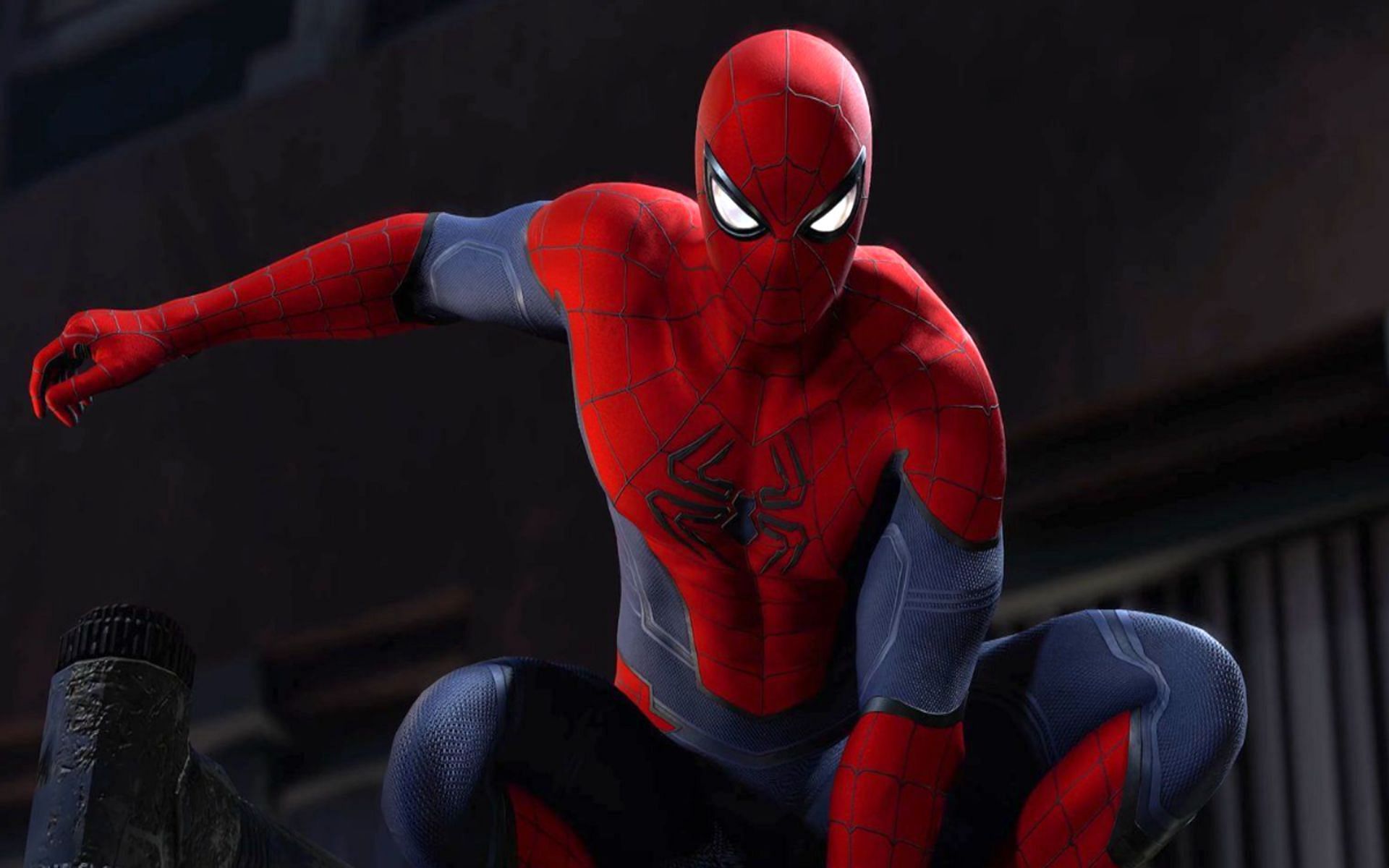 Мстители смотрят человека паука. Марвел Мстители игра человек паук. Марвел авенджерс человек паук. Avengers игра 2020 человек-паук. Человек паук в игре Мстители.